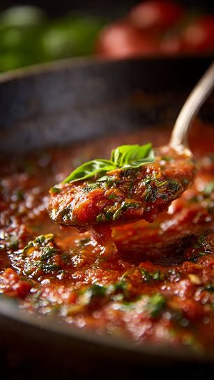 Rich Roasted Red Pepper Sauce for Pasta & Pizza