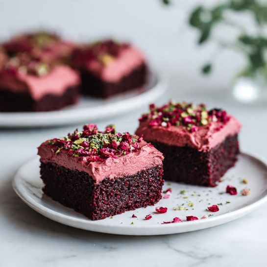 Beetroot Brownies with a Chocolate Avocado Frosting Recipe