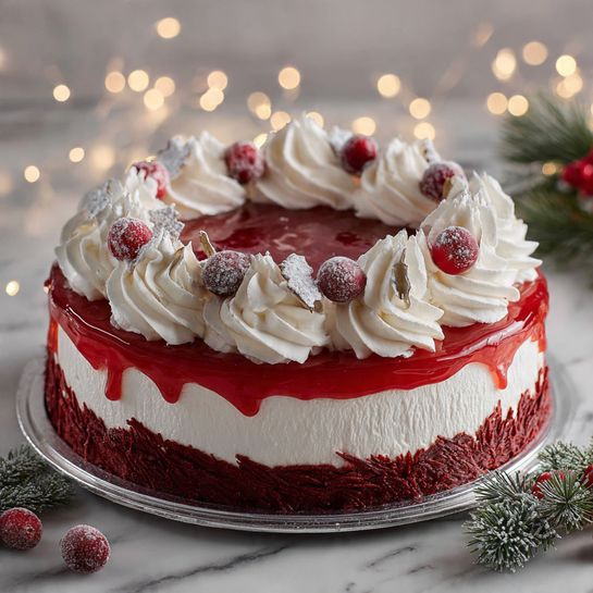 Indulgent Christmas Red Velvet Cheesecake to Wow Your Guests Recipe