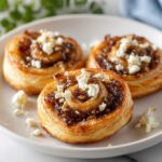 Fig & Goat Cheese Puff Pastry Pinwheels (Elegant Appetizer) Recipe
