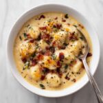 Creamy Bacon Cheddar Gnocchi Soup Recipe