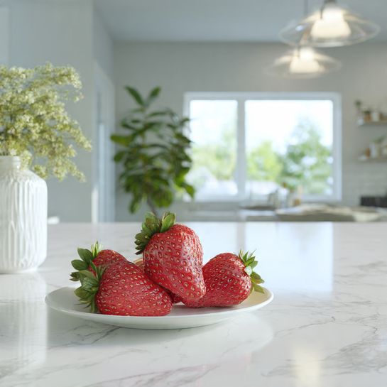 Deviled Strawberries with Cheesecake Filling Recipe - Recipe Image