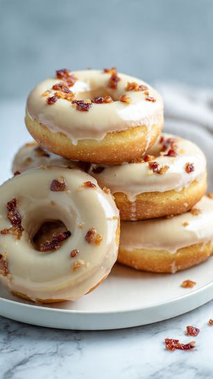 Sweet & Savory Maple Bacon Donuts You’ll Crave