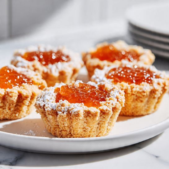 Healthy Mini Apricot Tarts Recipe - Recipe Image