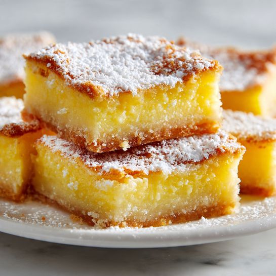 Christmas Gooey Butter Cake Bars with Cream Cheese LayerRecipe