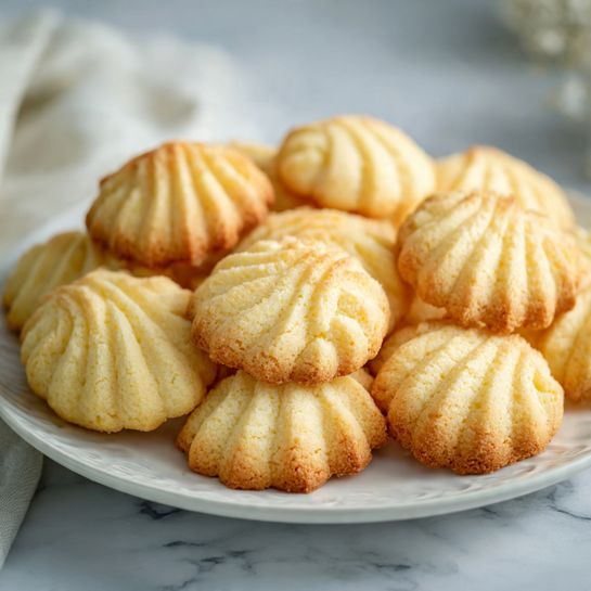 Traditional Danish Butter Cookies Recipe - Recipe Image