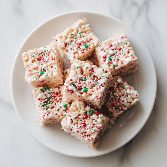 No-Bake Christmas Marshmallow Cornflake Treats Recipe