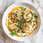 Turkish Eggs (Cilbir) with Garlic Yogurt & Chili Butter Recipe