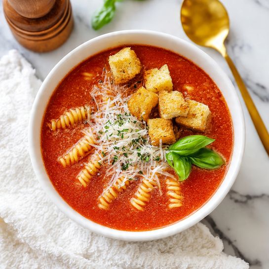Slow Cooker Chicken Parmesan Soup Recipe - Recipe Image