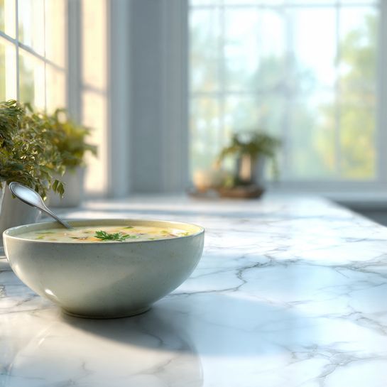 Rosemary Roasted Garlic White Bean Soup Recipe - Recipe Image