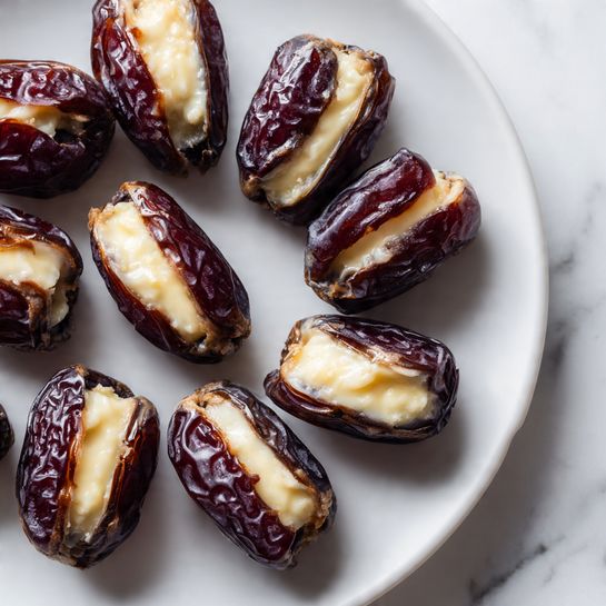 Air Fryer Brie Stuffed Dates with Honey & Walnuts Recipe