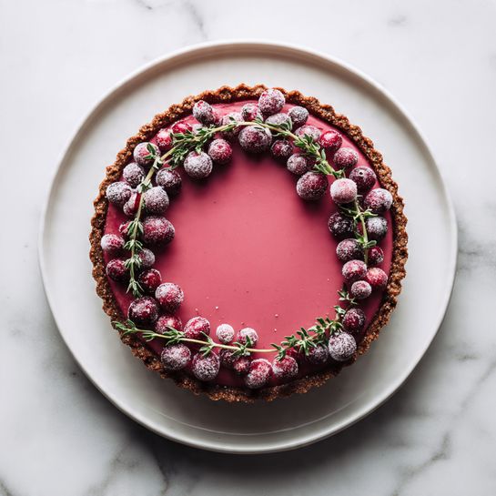 Cranberry Gingersnap Pie Recipe - Recipe Image