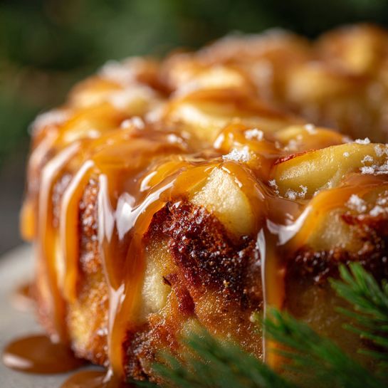 Cardamom Pear Bread Pudding Recipe - Recipe Image