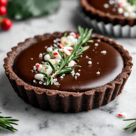 Peppermint Chocolate Mousse Tart Recipe