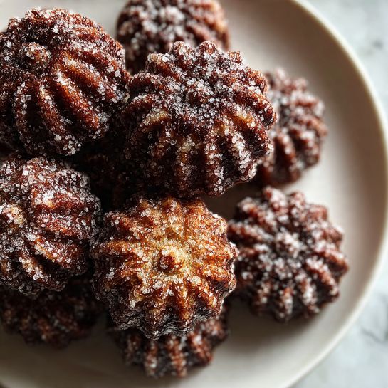 Churro Crinkle Cookies Rolled in Cinnamon Sugar Recipe - Recipe Image