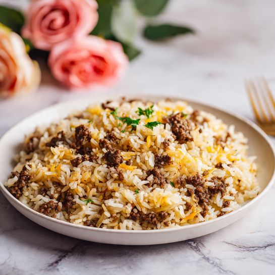 Ground Beef and Rice Skillet Recipe