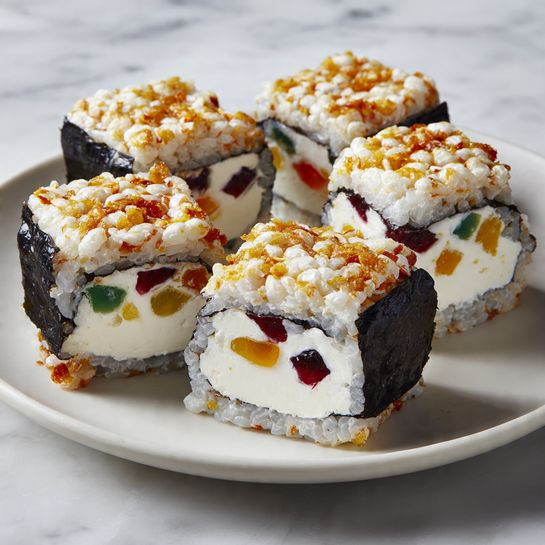 Fruity Pebbles Sushi Rolls (Fun No-Bake Dessert) Recipe - Recipe Image