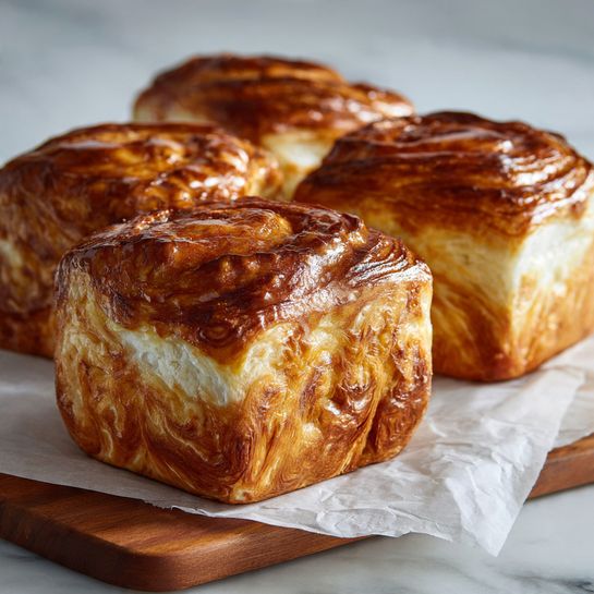 Custard-Filled Sweet Bread Recipe - Recipe Image