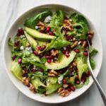 Pomegranate Christmas Salad with Honey Mustard Dressing Recipe