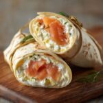 Salmon and Cheese Lavash Wrap Recipe