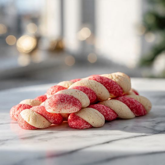 Easy Candy Cane Cookies for Christmas Baking Recipe