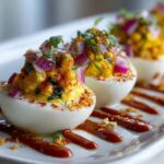 Elote Deviled Eggs with Chipotle Mayo Recipe