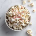 Christmas White Chocolate Peppermint Popcorn Recipe