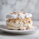 Almond Dacquoise with Whipped Cream Filling Recipe