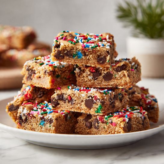 Soft & Chewy Christmas Cookie Bars (Holiday Favorite!) Recipe - Recipe Image