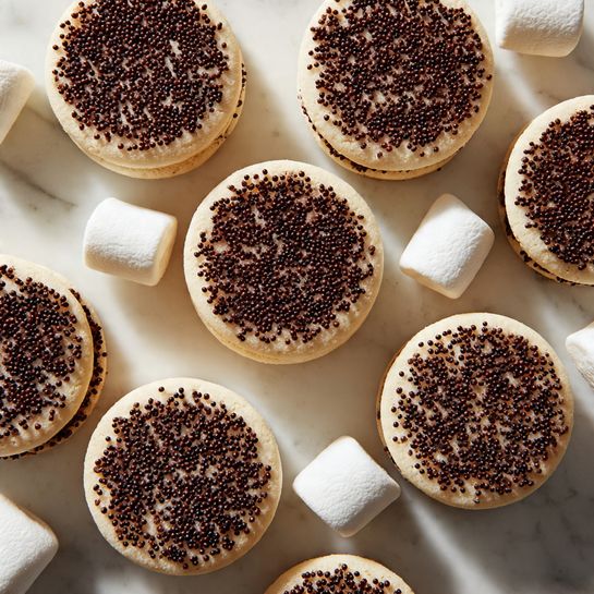 Whipped Hot Cocoa Meringue Cookies Recipe - Recipe Image