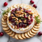 Baked Brie with Cranberry Sauce (Holiday Appetizer) Recipe