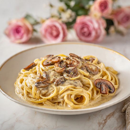 Creamy Mushroom Pasta Recipe