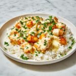 Creamy Smothered Chicken with Fluffy Rice Recipe
