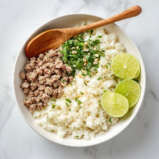 Ginger Lime Pork with Creamy Coconut Rice Recipe 4 Ginger Lime Pork with Creamy Coconut Rice Recipe - Recipe Image