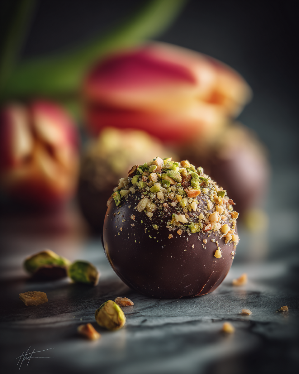 Dubai Chocolate Balls With Pistachio Kunefe Filling Recipe