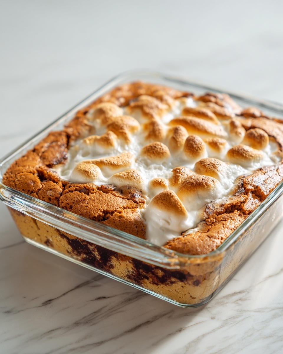 Fluffernutter Bars with Peanut Butter and Marshmallow - Recipe Image