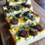 Baked Egg Boats in a Baguette (Breakfast Brunch)