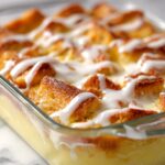 Old-Fashioned Vanilla Bread Pudding with Caramel Sauce Recipe