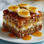 Moist Banana Upside-Down Cake with Caramel Glaze Recipe