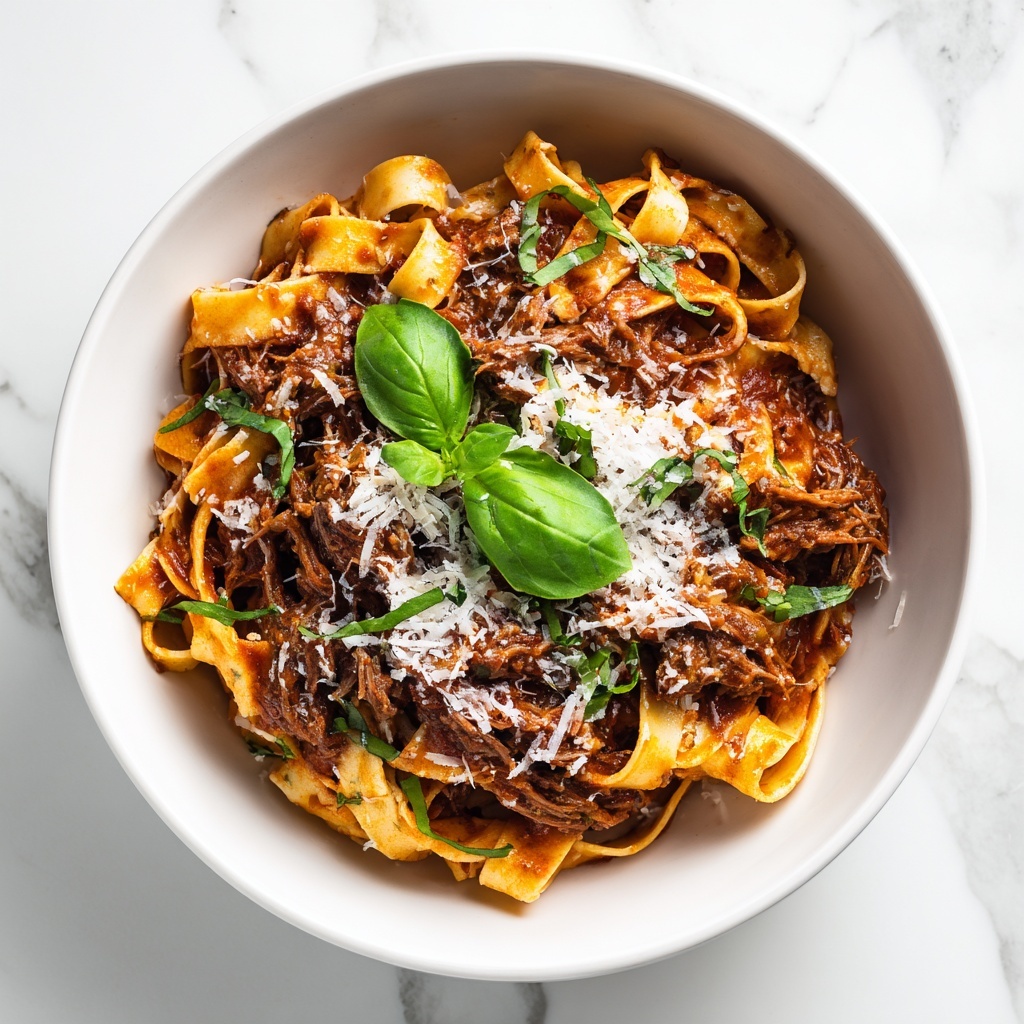 Leftover Pot Roast Ragù with Fresh Pasta Recipe - Recipe Image