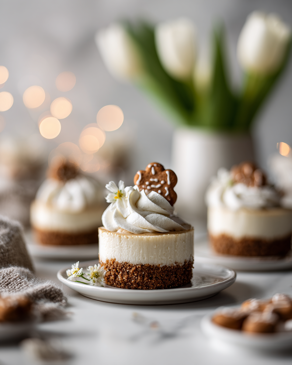 Gingerbread Cheesecakes Recipe