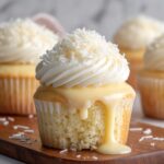 White Chocolate Cupcakes with Ganache Filling & Buttercream Frosting (Bakery-Style) Recipe