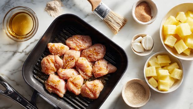 Sweet & Savory Hawaiian Chicken with Coconut Rice (Perfect for Meal Prep!) - Recipe Image