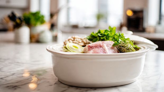 Crockpot Pork Pozole Soup Recipe - Recipe Image