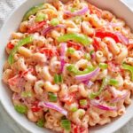 Creamy Pink Cadillac Pasta Salad for Parties & Cookouts