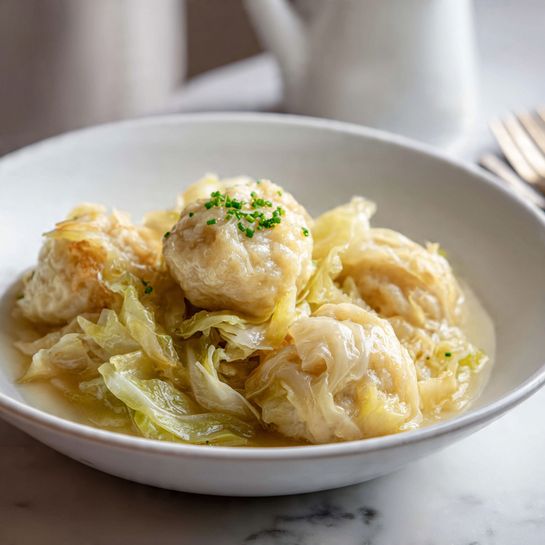 Old-World German Cabbage & Dumplings