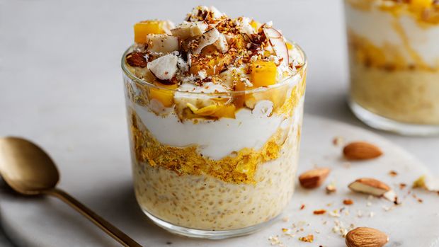 Indian Overnight Oats (Healthy Make-Ahead Breakfast with Warm Spices) - Recipe Image