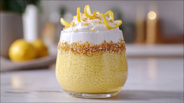 Lemon Coconut Chia Pudding Breakfast Cups