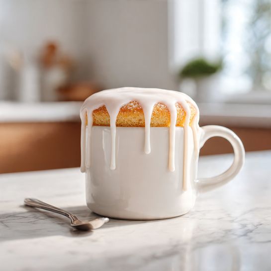 7 Quick and Easy Glaze Donut Mug Cake Recipes for Perfect Microwave Desserts Recipe - Recipe Image