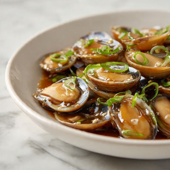 Cantonese Abalone Stir-Fry (Garlic & Scallions) - Recipe Image